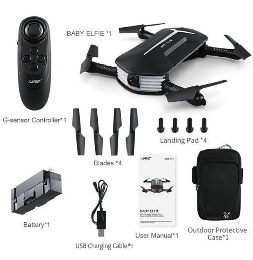 Foldable Baby Elfie Drone